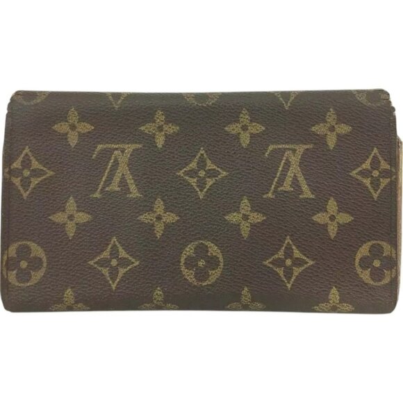 566146BT (L1) Louis Vuitton Wallet Long Porte Yen 3 Cartes Credit Brown Monogram - Picture 2 of 8